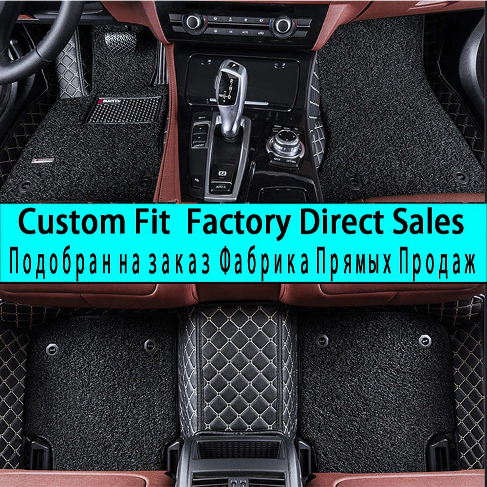 

SUNNYFOX car floor mats for BMW 3/4/5/6/7 GT M3 X1 X3 X4 X5 X6 Z4 5D car-styling all weather carpet floor liner