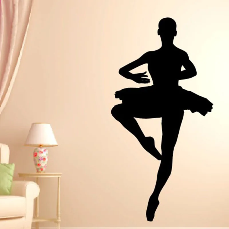 Ballerina Wall Decal Bedroom Dance Wall Stickers For Dance Studio Art