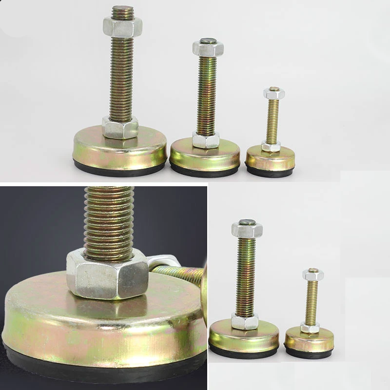 

M8 M10 M12 thread Nylon Base Diameter 50mm Nylon Adjustable foot cup Pipe support leg Leveling Foot Articulated Feet