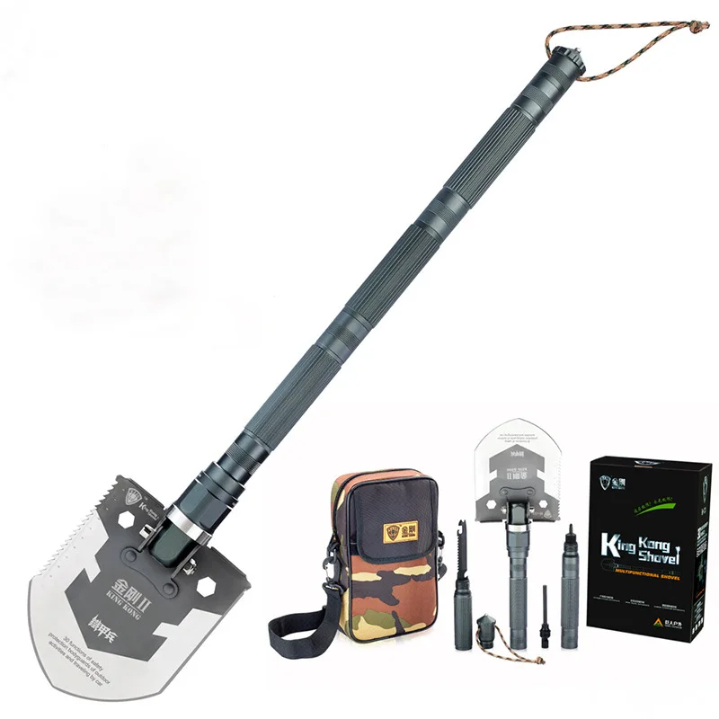 

NEW Outdoor adventure camping Multifunctional shovel 304 stainless steel Camping shovel Emergency Combination Tool Shovel