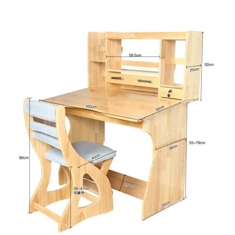 Pupitre Estudiar Tafel Estudar Tableau Tisch Cocuk Masasi Estudo Infantil деревянный Escritorio Mesa стол Enfant детский стол для обучения - Цвет: MODEL I