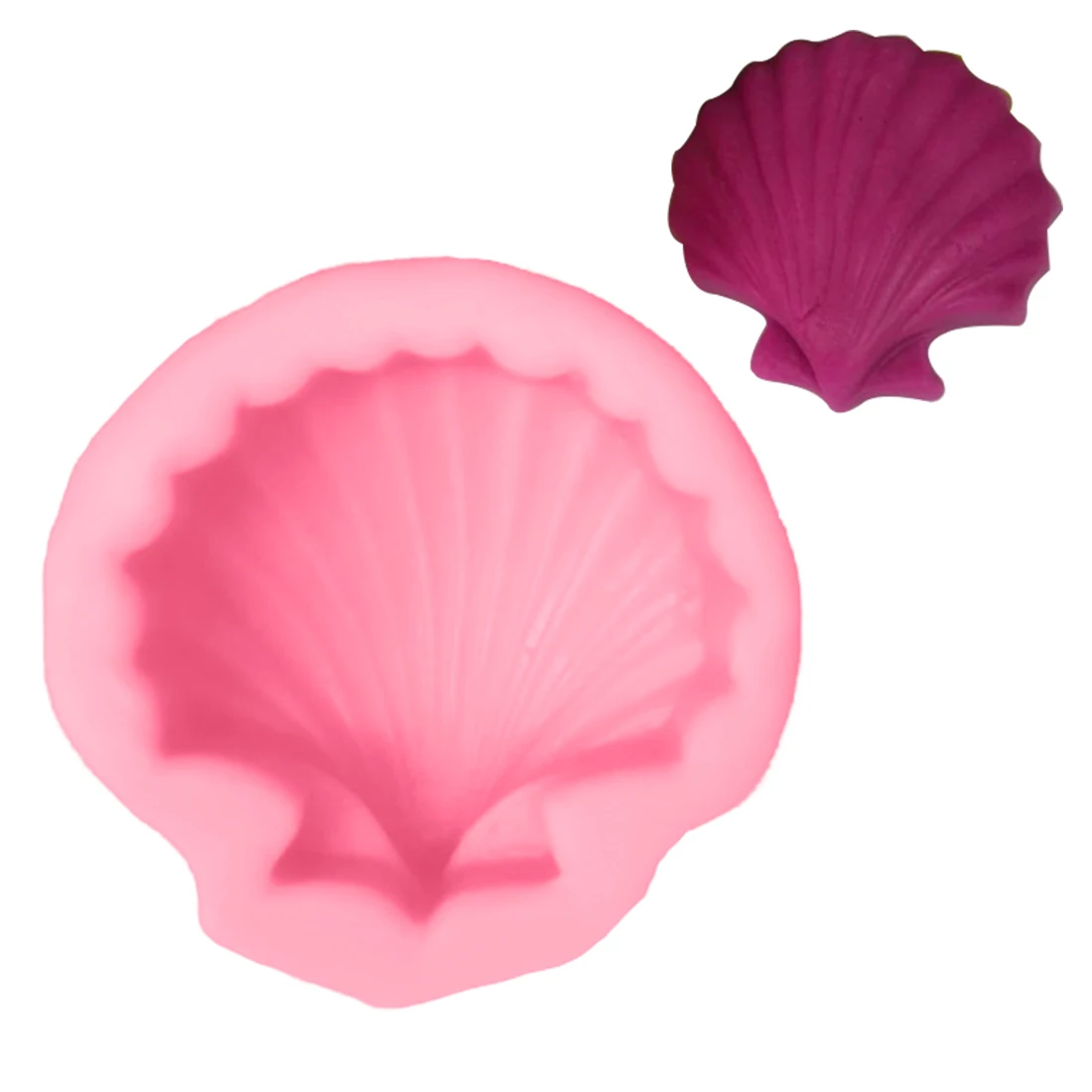 Silicone Form 1PC Sea Shell Cake Mold Chocolate Soap