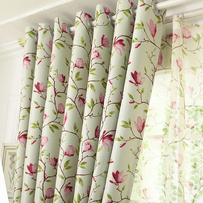 

Garden wind curtain cloth shading living room bedroom floating window floor curtain New