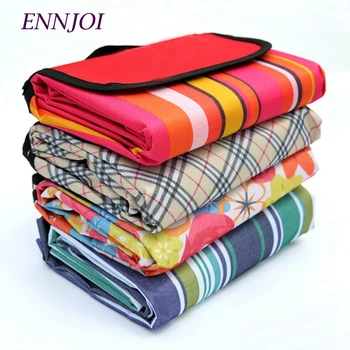 

ENNJOI Outdoor Waterproof Picnic Mat Camping Mat Beach Mat Multiplayer Baby Climb Blanket Camping Mat 1.5* 2.0M /2.0*2.0M