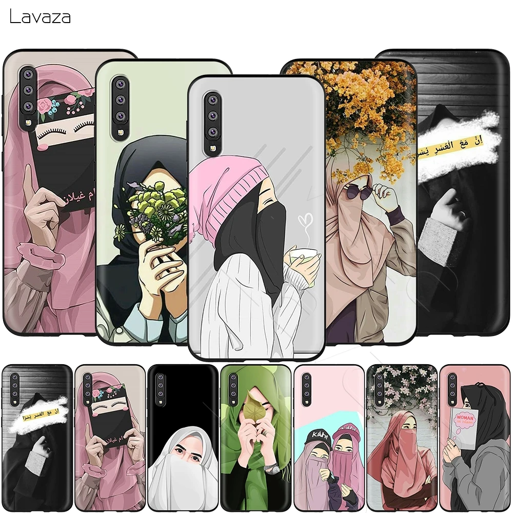 Lavaza Islamic Muslim Hijabi Girls Art Case for Samsung Galaxy S6 S7 Edge J6 S8 S9 S10 Plus A3 A5 A6 A7 A8 A9 Note 8 9 |