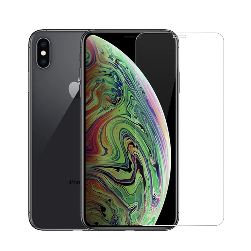 5 шт. защита экрана из закаленного стекла для IPhone X XR XS Max 8 7 6 6S Plus 5 5S SE защитная пленка Защитное стекло для телефона