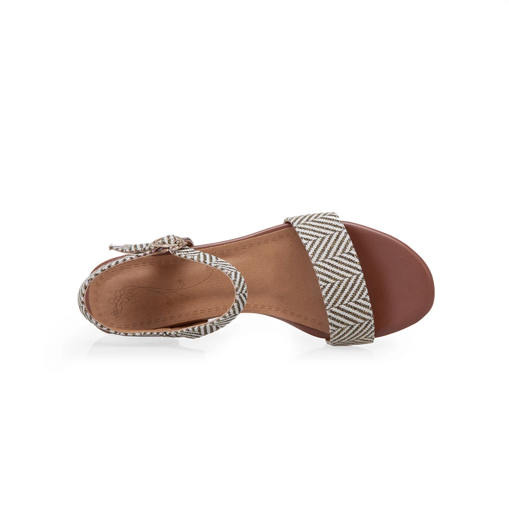 Big Size 30-43 Concise Women shoes Sandals Summer Comfortable Med Chunky Heels Date Shoes Woman