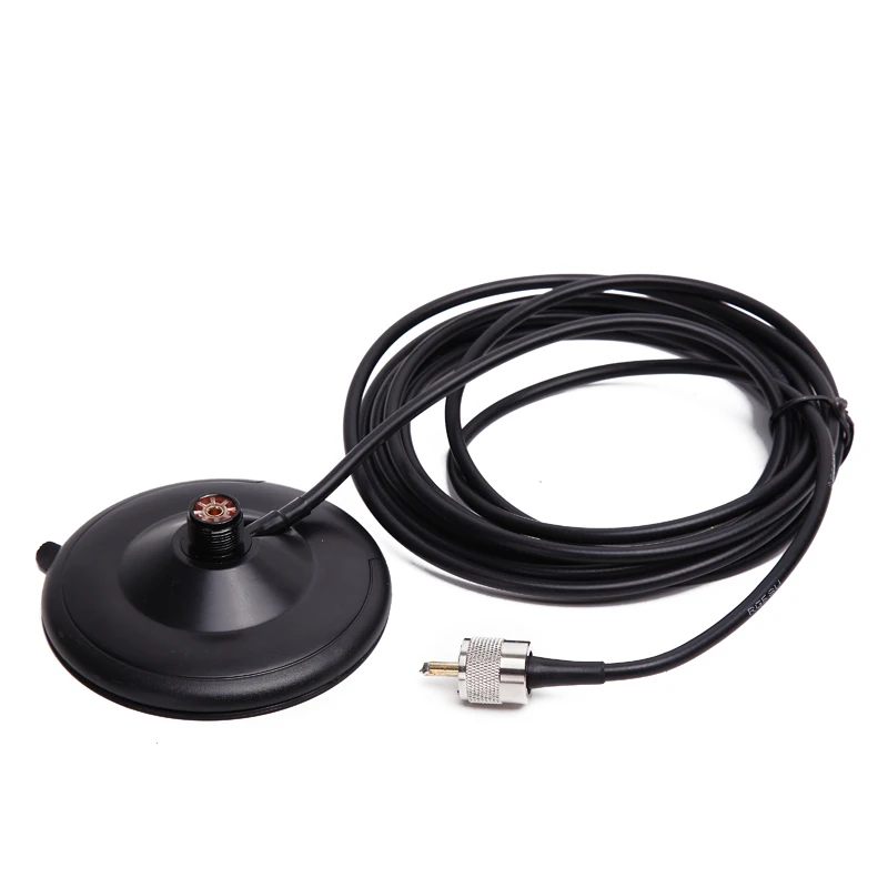 

K707M Super Vacuum Type Magnetic Mount Bracket 4M RG58/U Coaxial Cable for Yaesu Kenwood Motorola TYT QYT Antenna Mobile Radio