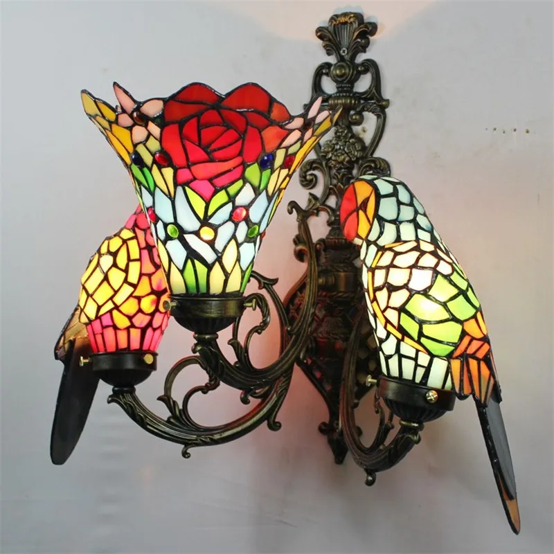 parrot light sconce