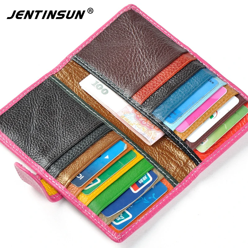 Buy Hot Sale Genuine Leather Women Card Holder Wallets