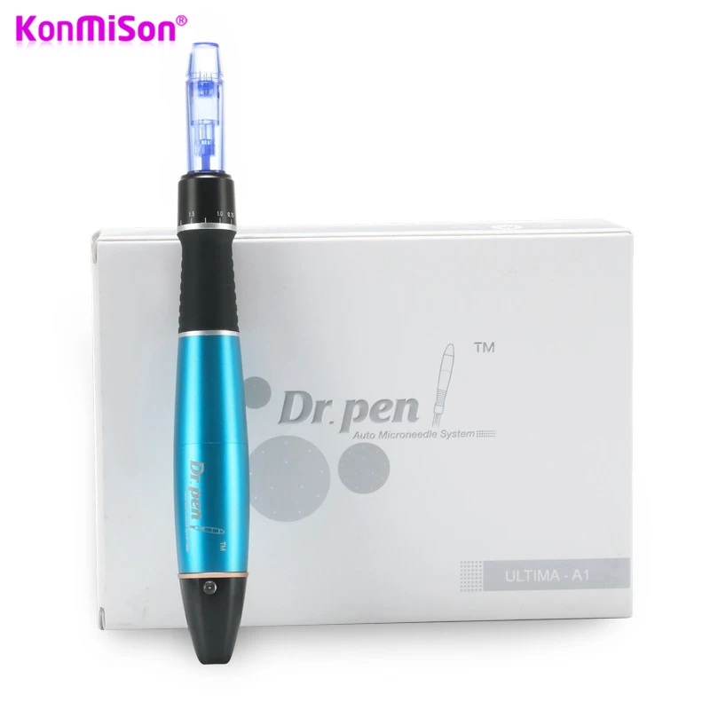 

Electric Derma Pen A1 Professional Wireless Electric Skin Care Kit Tools Microblading Needles Derma Tattoo Gun Pen Mesotherapy