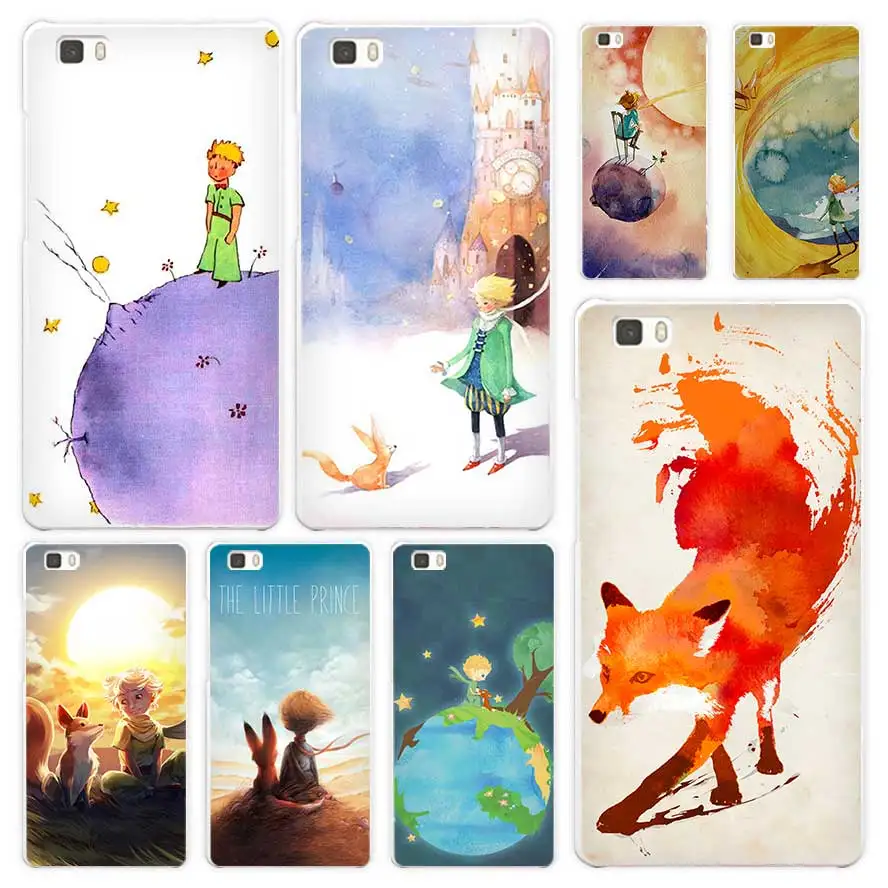 

The Little Prince and the fox White Coque Shell Case Cover Phone Cases for Huawei P7 P8 P9 P10 Lite Mate s 7 8 9