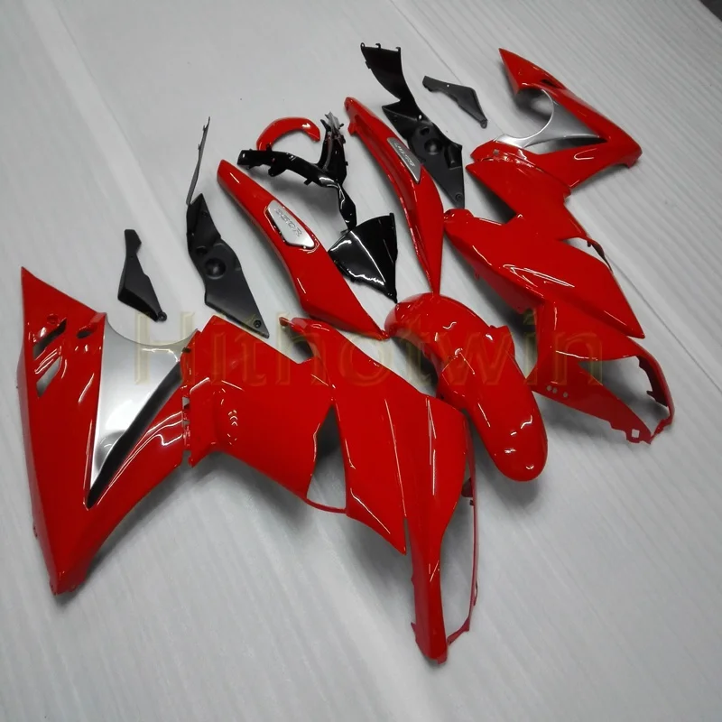 На заказ+ винты красный мотоцикл обтекатель для Kawasaki 650R ER-6F 2009 2010 2011 ER6F полные комплекты обтекателей - Цвет: A
