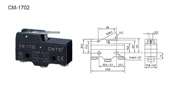 

(10 pieces/lot) CM-1702 micro switch