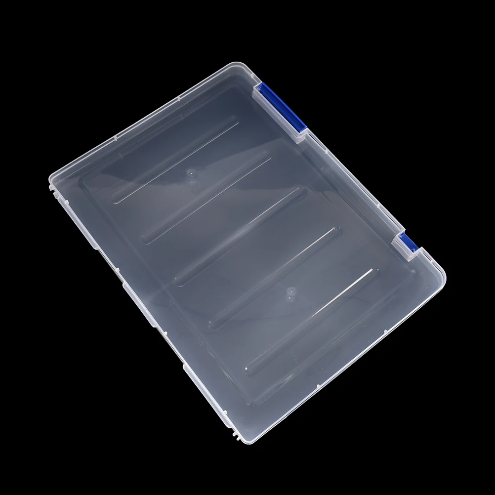 2 цвета, А4, прозрачная коробка для хранения, прозрачный пластиковый бумажный чехол для документов, файл, ПП, офисный Органайзер, невидимый чехол для хранения s