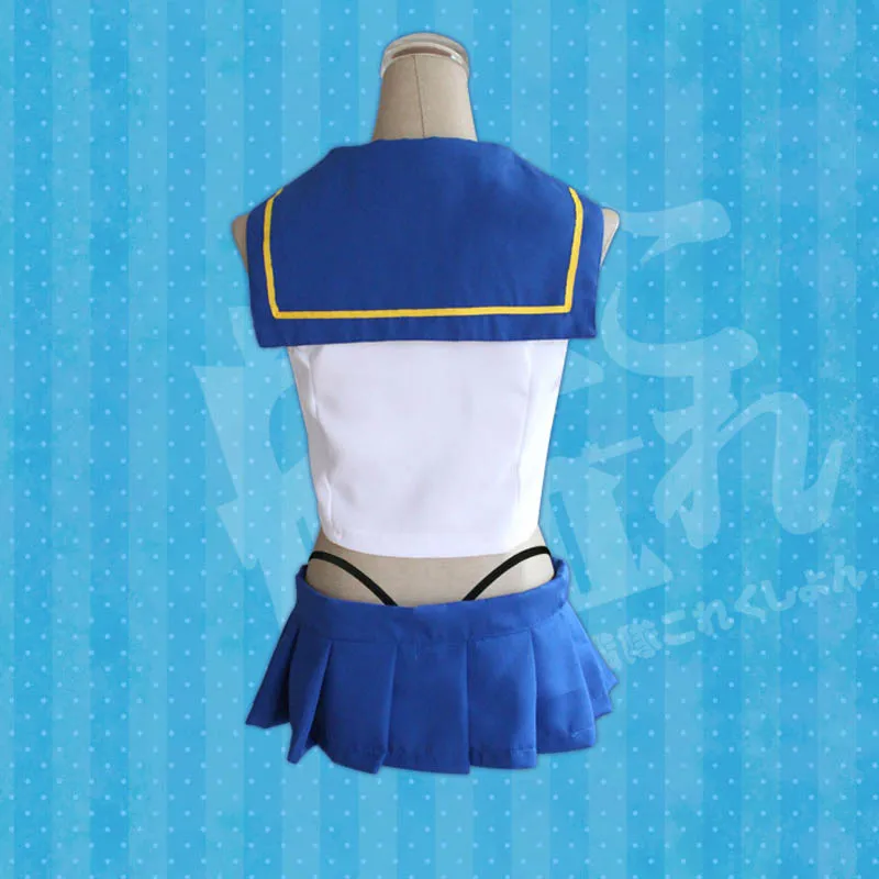 Coshome Kantai Collection Shimakaze Cosplay Costumes Sailor Mini Skirt Women Girls Uniforms  Full Clothing Set For Comic-Con (3)