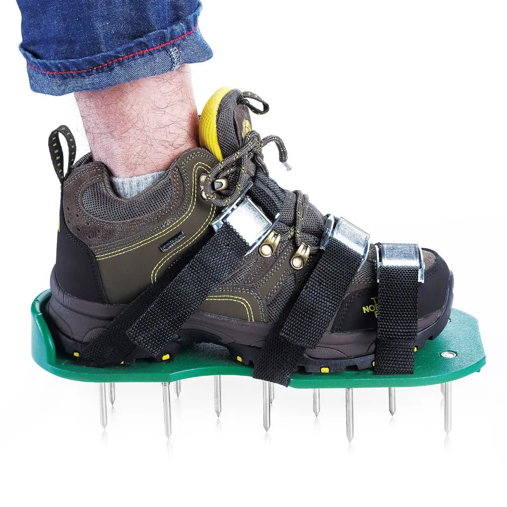 1 Pair Grass Spiked Gardening Walking Revitalizing Lawn