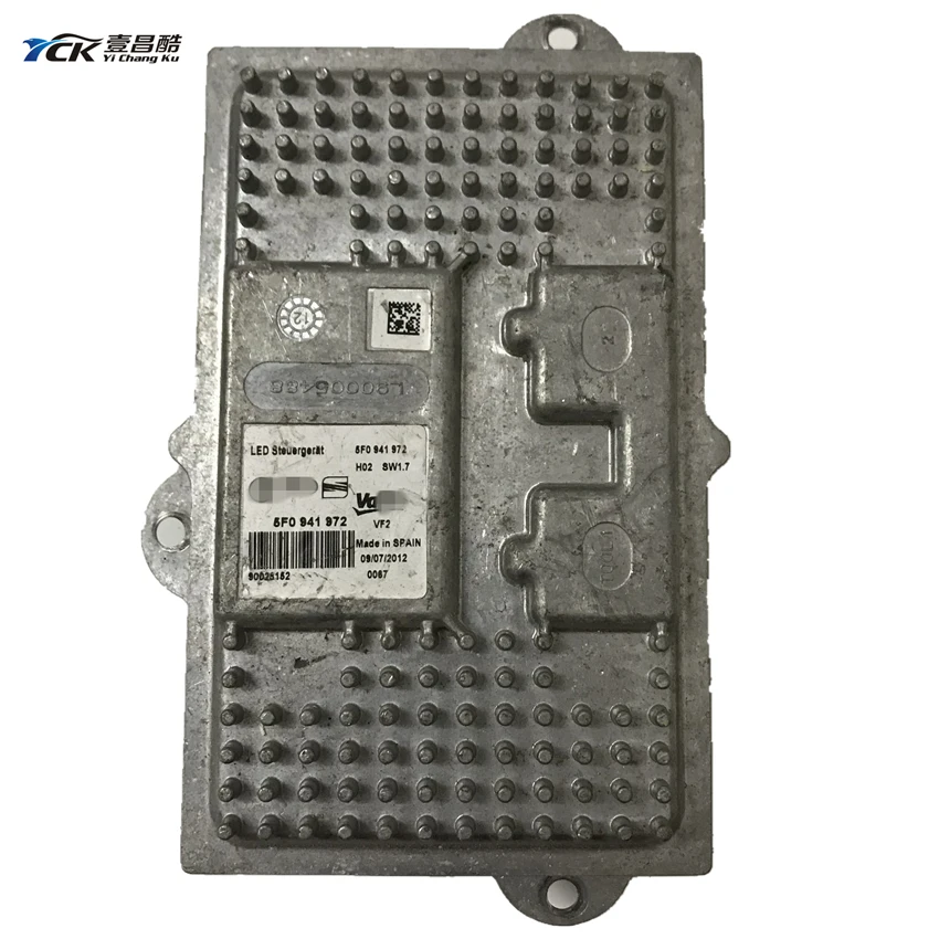 

1PC YCK Original Headlight LED Driver Control Unit 5F0 941 972 5F0941972 L90032783 L90005488 car accessories (Genuine and Used)