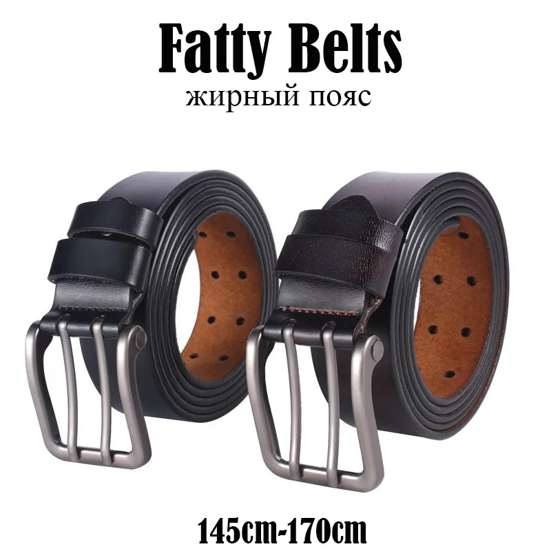 Genuine Leather Plus Size Waist Belt For Fatty 145cm 170cm Length