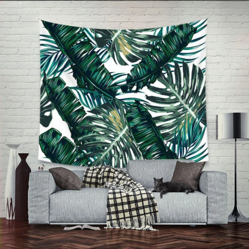 

Tapestry Wall Hanging Plant style Tapestry Bohemian Cover Beach Towel Throw Blanket Picnic Yoga Mat Home Decoration Textiles