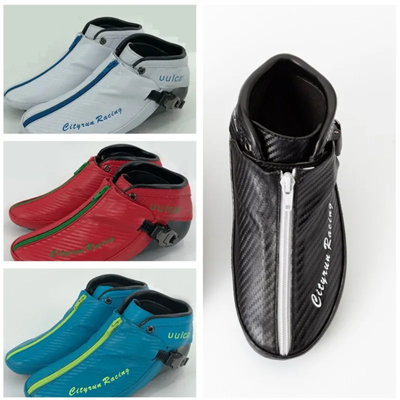 2018 طبعة CITYRUN مضمنة سرعة الزلاجات العلوي التمهيد أحذية بطل البريدي قفل الكربون الألياف سباق المنافسة EUR 30 إلى 45 18 CT