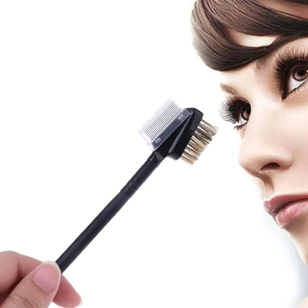 

Makeup Steel Eyebrow Eyelash Dual-Comb Extension Brush Metal Comb Makeup Tool