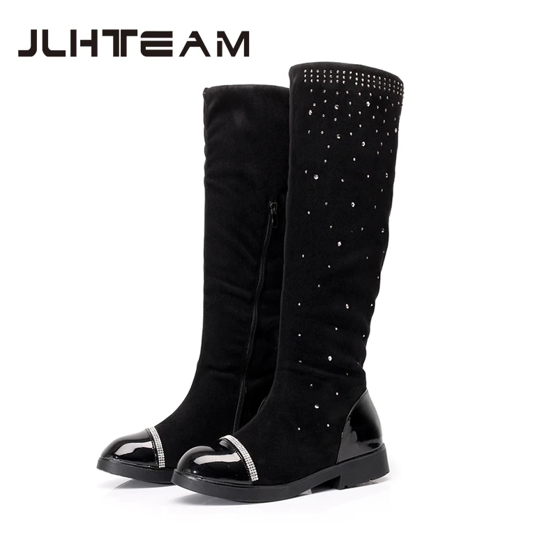 

Popular Children's shoes Girls felt boots princess boots over the knee boot Spring Autumn Knee-length boots Fashion for Kids