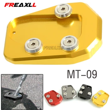 

Motorcycle Accessories Stainless Steel Side Stand Enlarge Plate Foot Kickstand Extension For Yamaha MT09 MT-09 2013 2014 2015