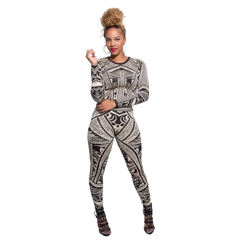 Tribal-Tattoos Sexy-font-b-Tribal-b-font-font-b-Tattoo-b-font-Print-2-Piece-Jumpsuit-font