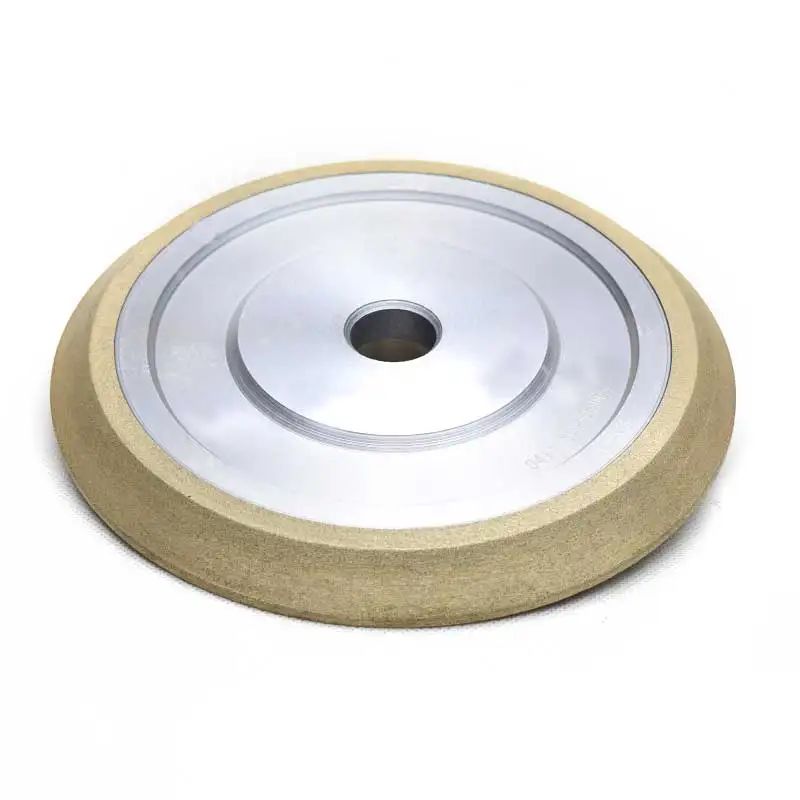 Bronze bond diamond grinding wheel for glass beveling 45 degree shape