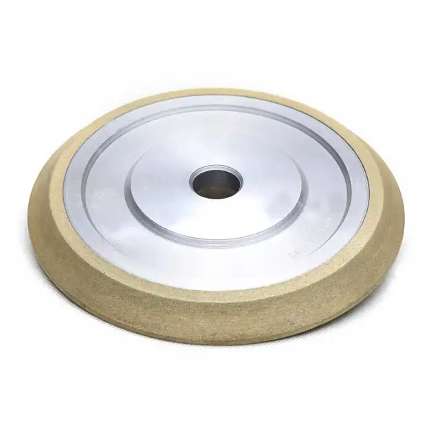 Bronze bond diamond grinding wheel for glass beveling 45 degree shape