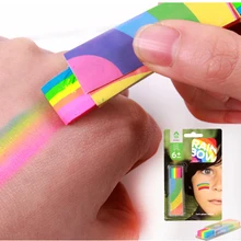 Безопасность детей Красочные тела флуоресцентная Радуга краска ручка татуировки дикий камуфляж Вечерние игры Канцелярские Товары для детей Подарки Игрушка