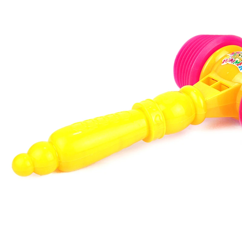 25 см Пластик прочный построен в свисток малыша ручка молотка игрушки ребенок дети Пластик шумный свист игрушки Fun Шум чайник