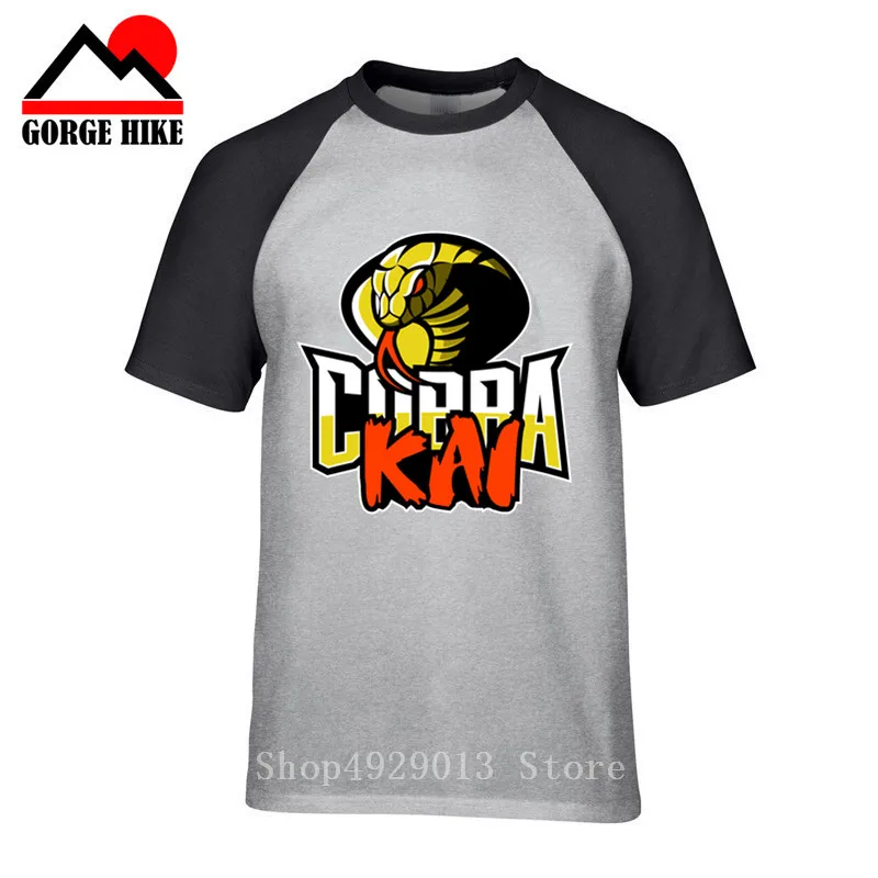 Футболка Black Mamba Snake Cobra Kai летняя хлопковая Повседневная футболка с принтом King Of