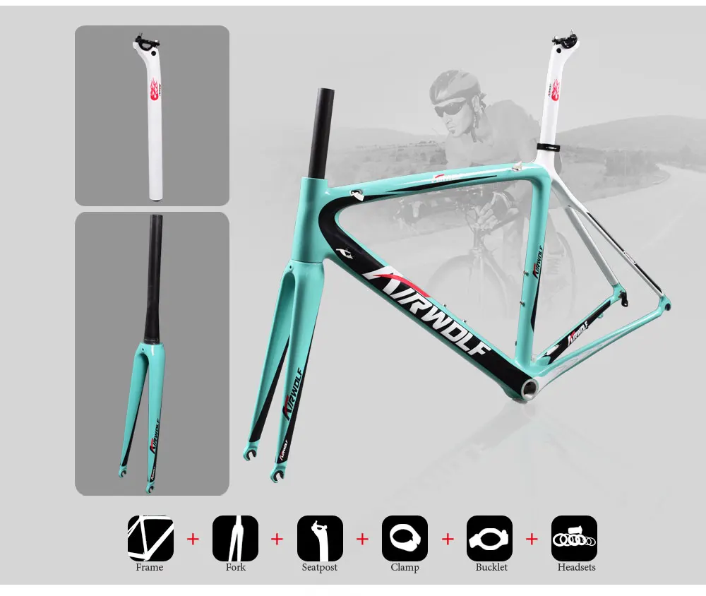 Perfect 2018 carbon bike frame UD black carbon road frame BSA cheap carbon frame road bike V brake road carbon bike frame 14