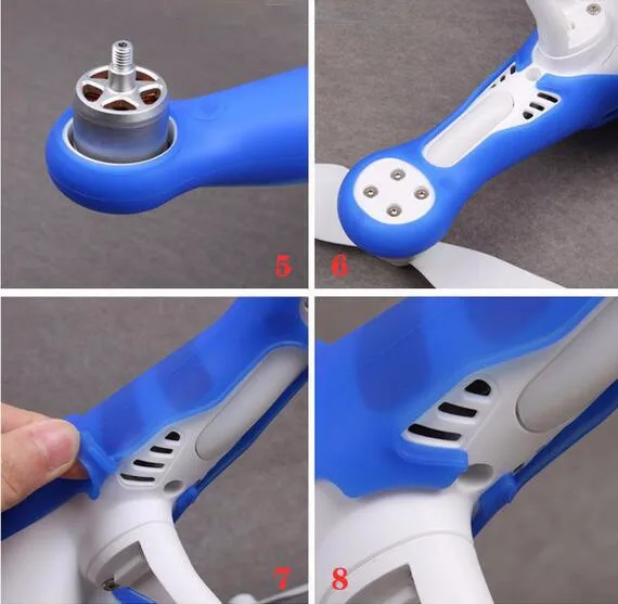 High Quality Silicone Case For DJI Phantom 3 P3 Protective Skin Wrap Cover