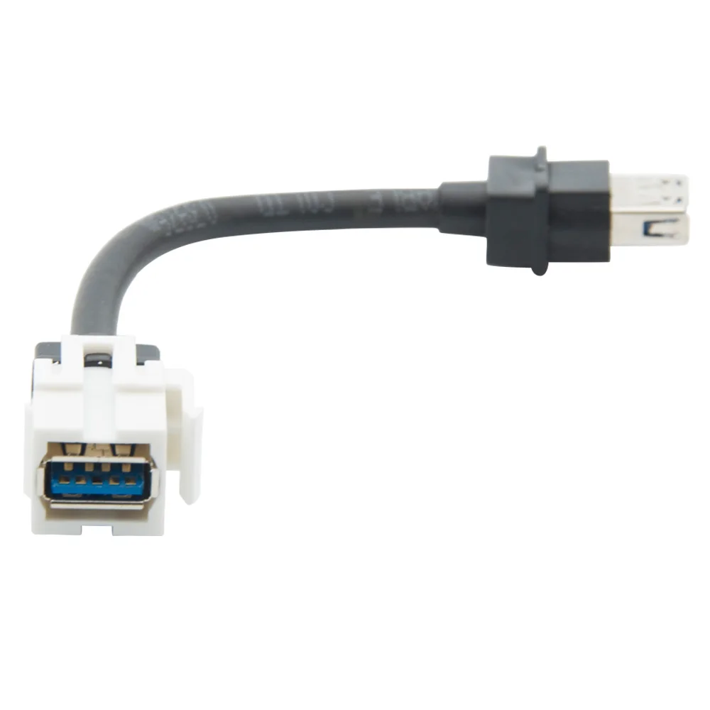 Keystone USB 3,0 женский с коротким кабелем 15 см