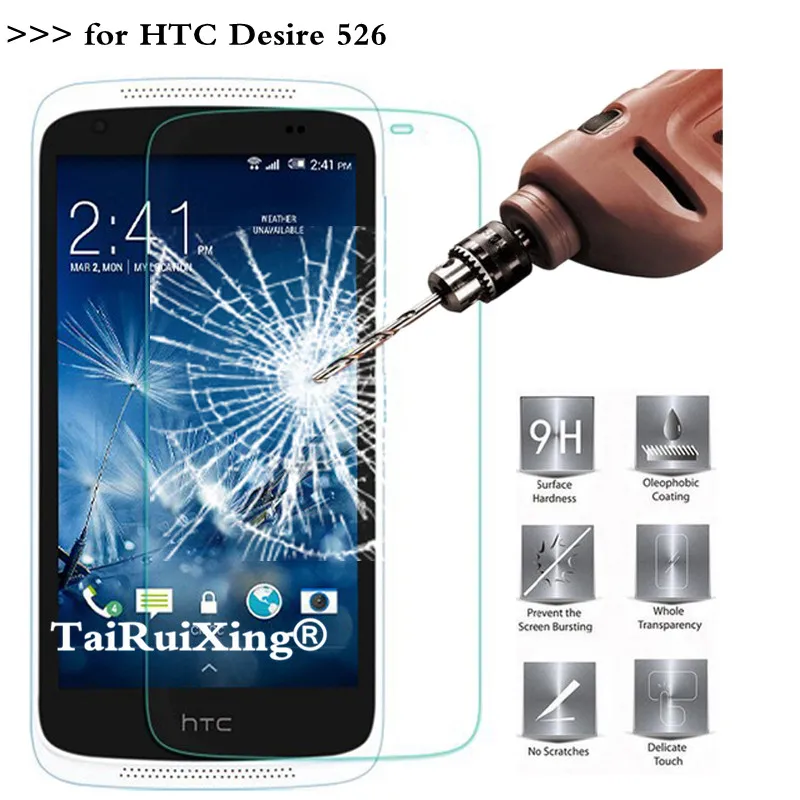 9H 2.5D 0 26 мм Закаленное стекло протектор экрана для HTC Desire 326 326G защитная пленка 526
