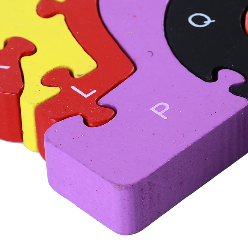 Новое Раннее Образование вдохновляет воображение и творчество ребенка игрушки красочные деревянные английские буквы поезд головоломки