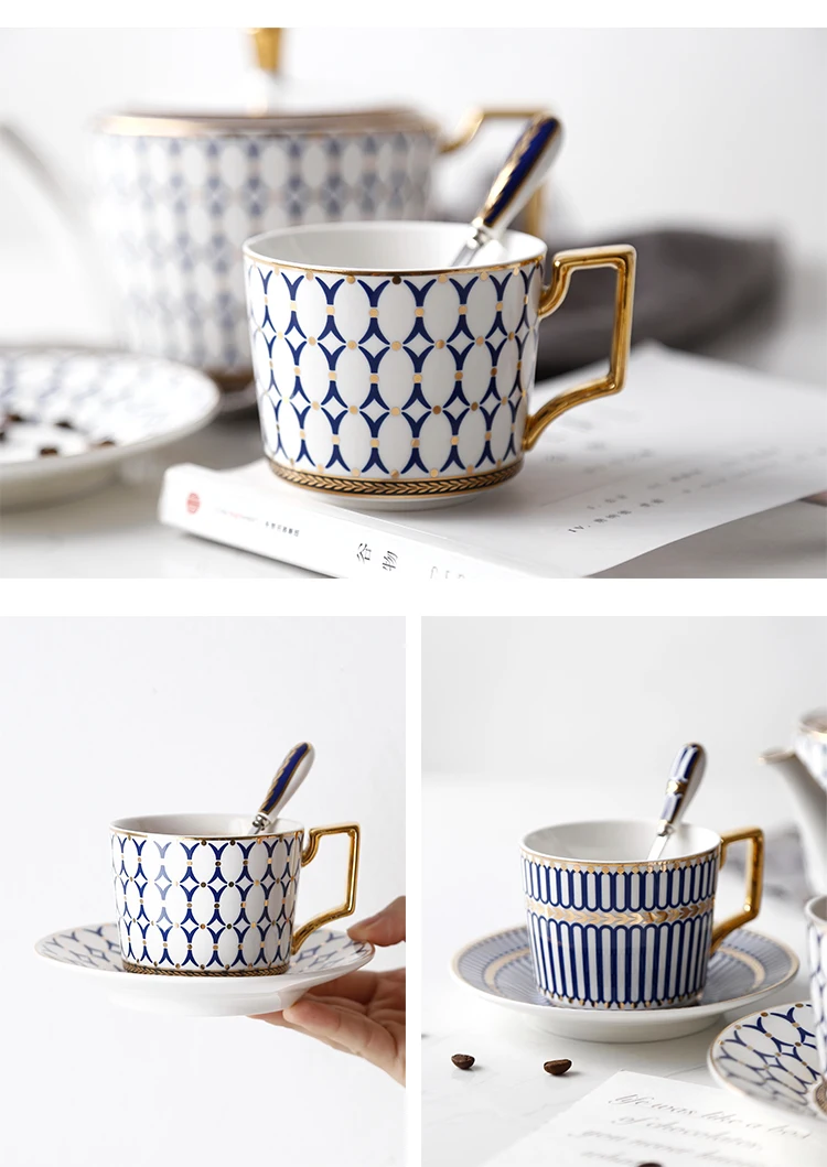 OUSSIRRO, золотая ручка, кофейная кружка, модная, керамическая, молочная кружка с тарелкой, для пары, утренняя чайная чашка, для офиса, чашка для воды, подарок для девочек