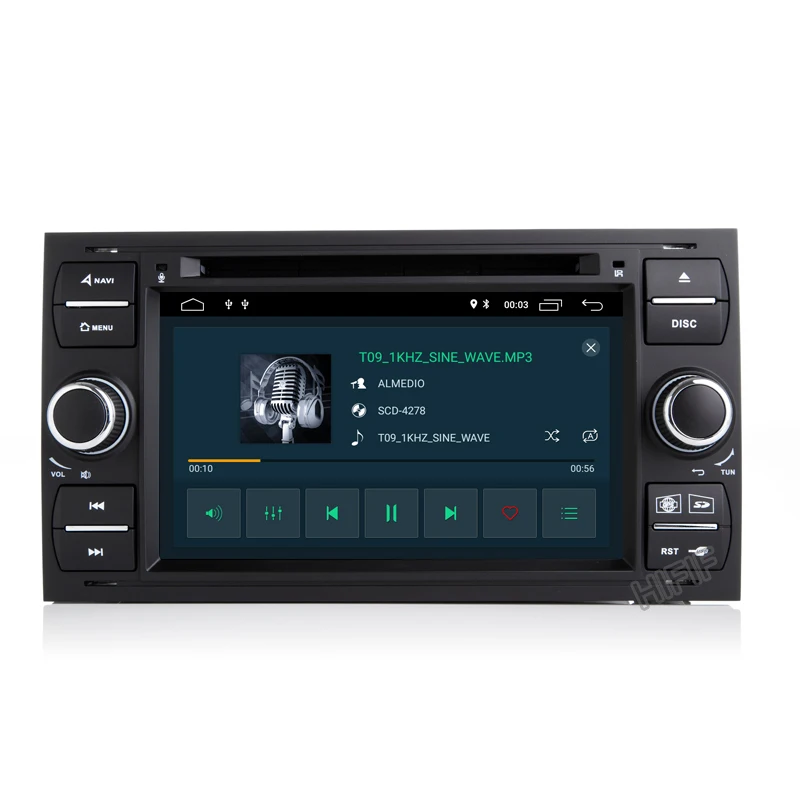 IPS Android 10 2G 2 din мультимедийный плеер для Ford Mondeo S max Focus C MAX Galaxy Fiesta Form Fusion Transit GPS DVD AV
