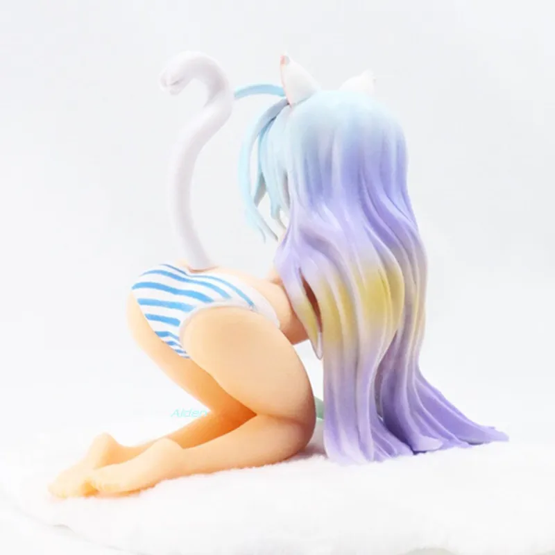 4 &quotсекси аниме фигурки игры без жизни Necomimi Shiro для девушек женщин Ver.1/12 Шкала ПВХ