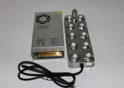 

Industry Ultrasonic Mist Maker 10 Head Humidifier & Transformer 220V