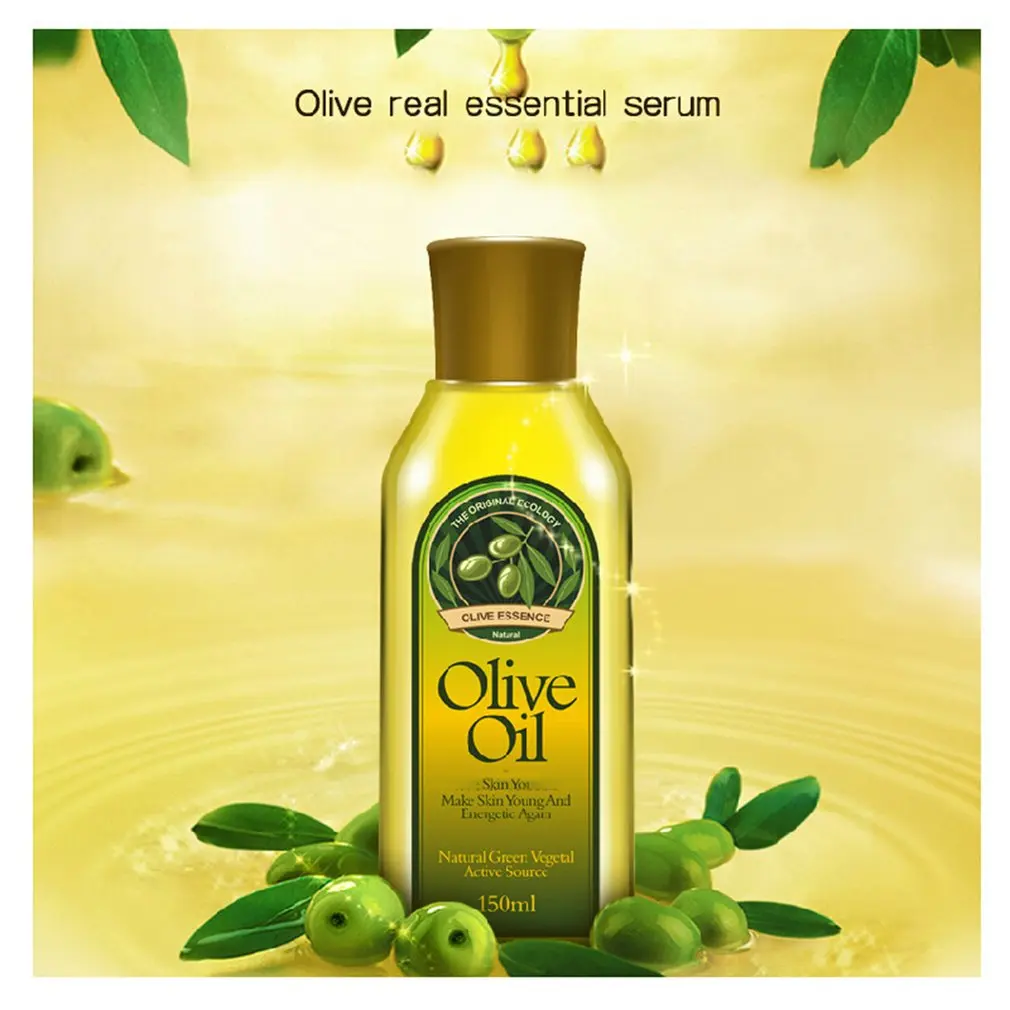 Bioaqua Olive Oil Skin Cleansing Water Massage Oil Emollient Hair Care