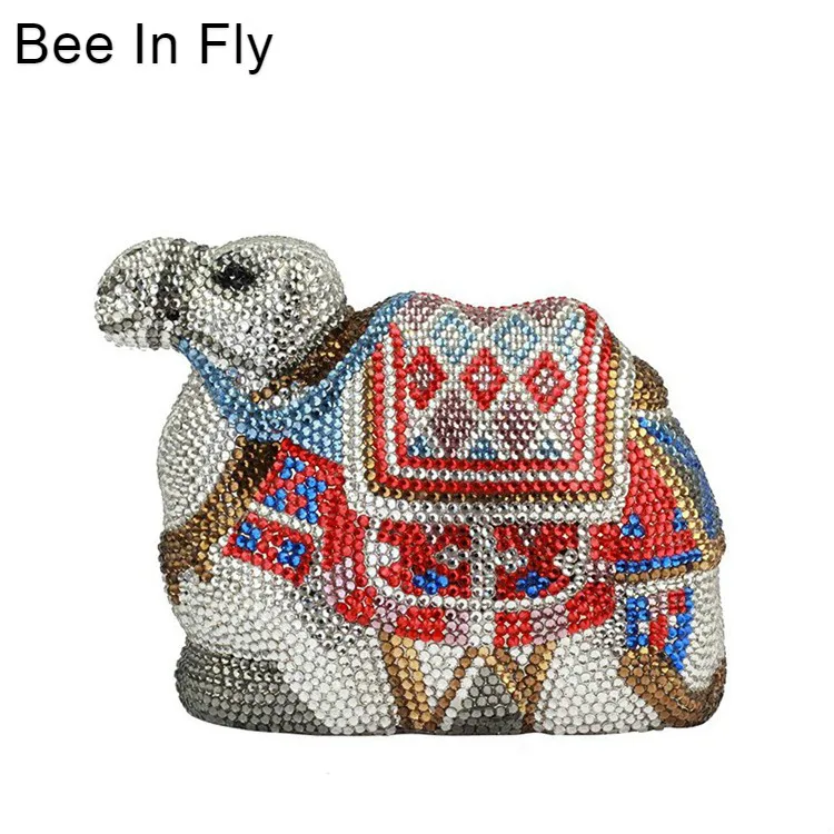 Пчела в мухе дизайн женские верблюжьи вечерние сумки с кристаллами Свадебные сумочки для выпускного вечера сумки с кристаллами