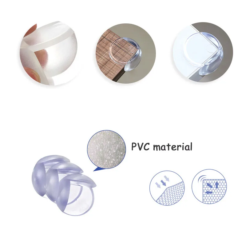 5 шт./12 шт. Прозрачный детский предохранительный кожух для детей мягкий ПВХ стол протектор на угол стола дети анти-столкновения края Защитная крышка