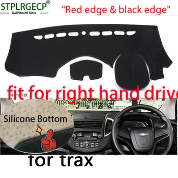 

Right hand drive Double layer Dash Mat Dashmat Dashboard Cover Sun Shade Board Cover Carpet for Chevrolet Holden Trax Tracker