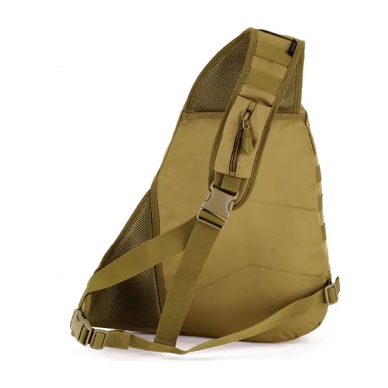 Viaggio Sport desert Borsa Tattico Imbracatura Grande Shoulder brown Campo Petto Zaino Da Black Camouflage One acu Outdoor Man Pack Single OxwTn