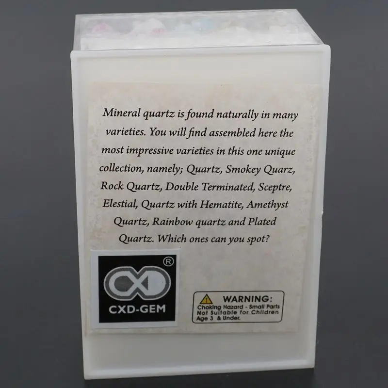 Коробка из натурального хрусталя минеральная энергия целебная коллекция декоративных подарков
