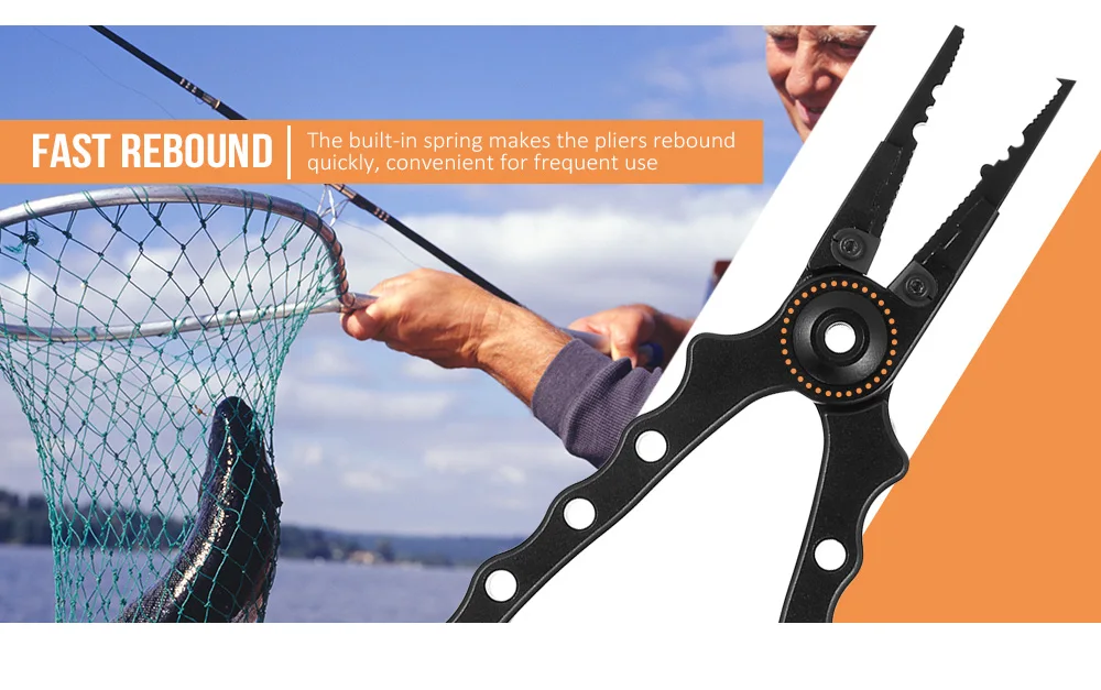 BL - 026 Stainless Steel Fishing Control Clamp Lures Lip Holder Grabber Plier